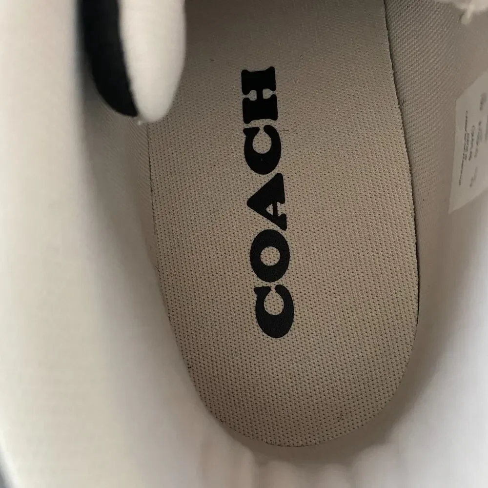 Coach Clip High Top Men’s Sneaker Charcoal Black G5385 Size 10D NWOB - Picture 10 of 11